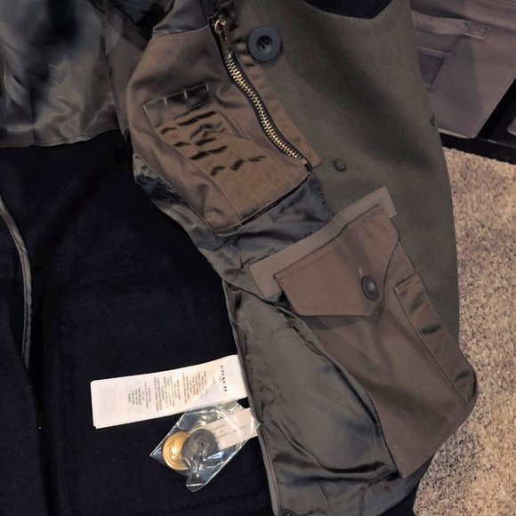 Coach Wool Mariners Pea Coat - Picture 7 of 16